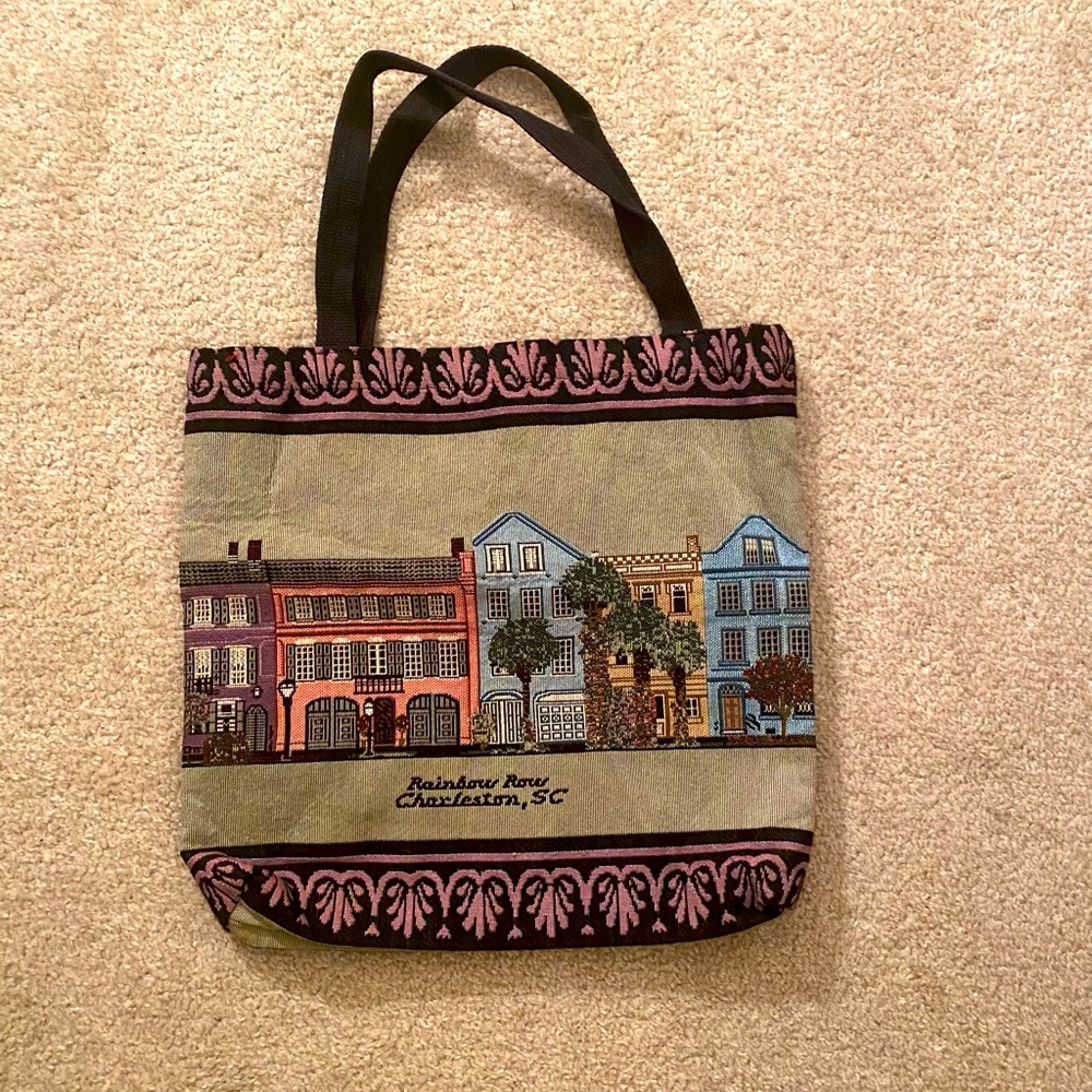 Woven Charleston Tote Bag